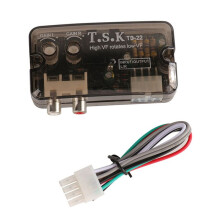 12V Auto Car Audio Converter RCA Stereo High to Low Adjustable Frequency Speaker Level Converter Adapter