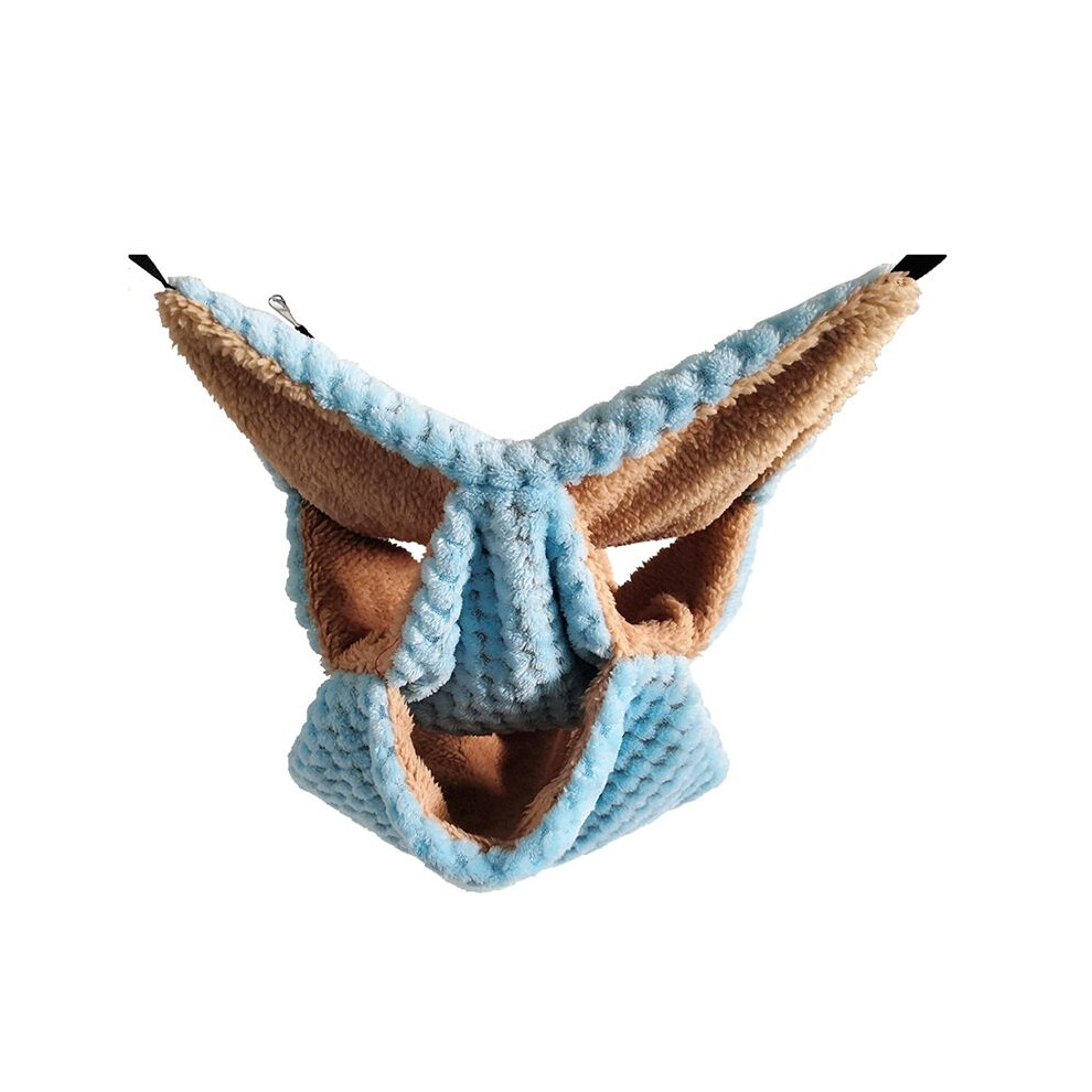 Small Animals Hammock, Ferret Sugar Glider Triple Bunk Bed Cage Warm Plush Hanging Hammock Bed Hideout For Hamster 6034013946318