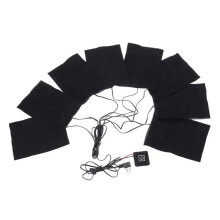 Electric Heating Pad USB Eight in One Heat Pad Clothes Jacket Pads Heater Sheet Electric Cloths Set for Outdoor Winter