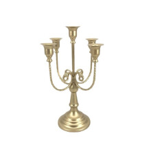 Candelabros de 5 BraçOs Candelabros Vintage DecoraçãO de Festa de Casamento DecoraçãO de Mesa Vintage, Ouro