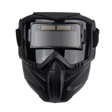 Auto Darkening Welding Glasses Work Face Protector Adjustable Band Impact Mask Face Cover
