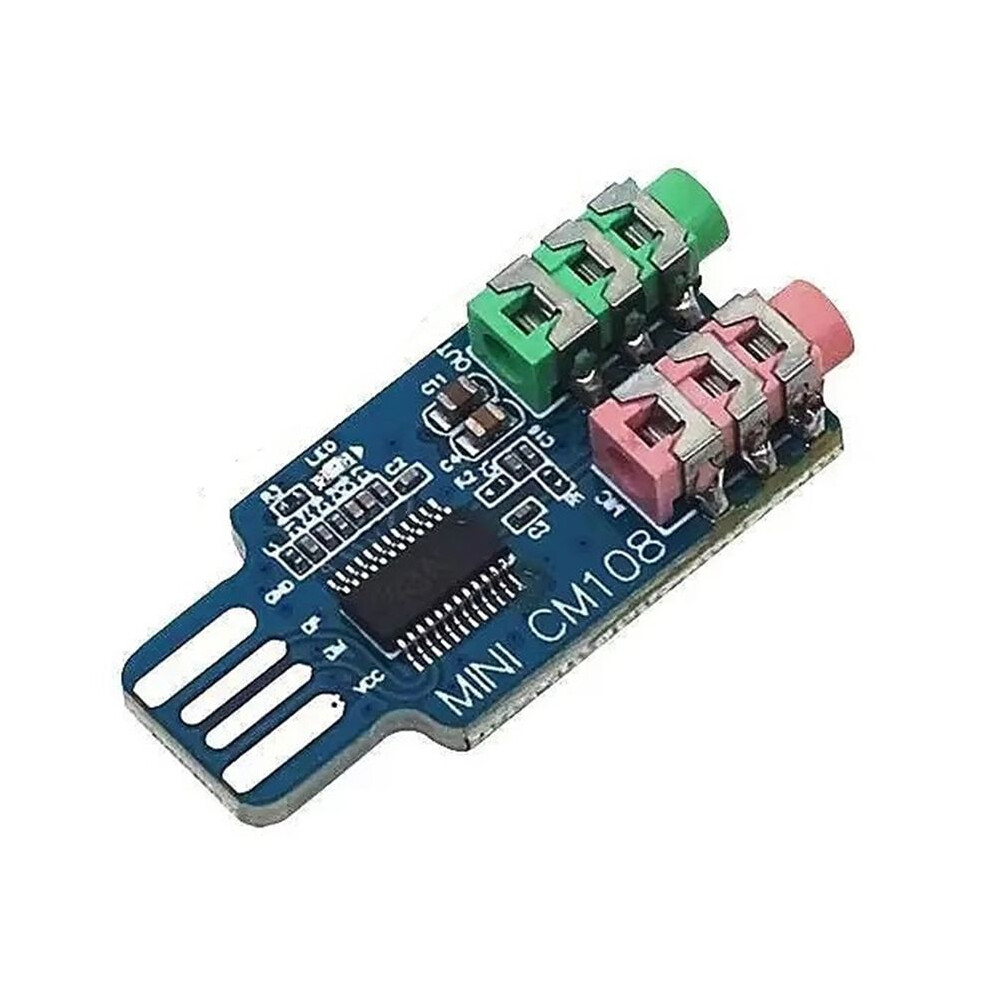 Driveless Usb Sound Card Computer External Sound Card Module Laptop Sound Card Cm108 Usb Sound Card Chip 6033335289257