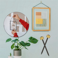 120Pcs Picture Hanging Nails 4 Sizes Wall Nails for Picture,Nails for Wall Picture for Wall Decoration Hanging Frame Kit