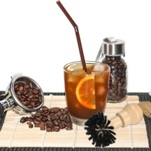 Geeignete 58-Mm-Kaffeemaschinen-SiebträGerbüRste, Holzgriff-KaffeepulverschüSsel-ReinigungsbüRste