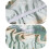 4 Pack Waterproof Reusable Shower Cap, Elastic Bathing Shower Hat Double Layers Bathing Hair Cap Bath Cap 3