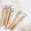 5 Pcs Pottery Handle Shaping Tools Tea Cup Water Glass Handle Carving Scraper DIY Ceramic Pot Shaping Crafting Tools 4