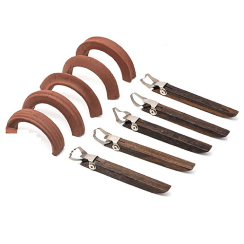 5 Pieces Clay Extruder Tool Pottery Carving Tool Pottery Cup Handle Shape Tool Teacup Mug Handle Clay Cutters 2