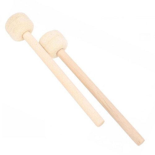 2Pcs  Snare Drum Hammers   Wooden  Drum Hammers Band Practice Playing Marching Drum Drum Sticks 1