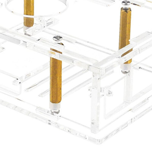 For Raspberry Pi 5 Acrylic Case Transparent Shell Protective Case for Pi 5 1