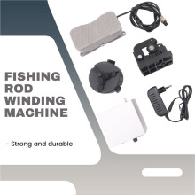 DIY Fishing Rod Building Electric-Drive Machine Lure Winding Epoxy Glue Machine Fishing Rod Winding Machine EU PLUG