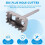 SDS  Square Hole Cutter for 86-Type Electrical Junction Boxes, Heavy-Duty Concrete Wall Punch Tool 1 Pack 2