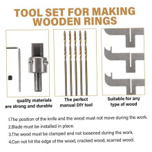 1 Set Armbandenmaker Kit, Stalen Armbandenmaker, Ringenmaker Kit voor Het Maken van Houten Armband, Ring, Armbandenmaker Kit