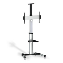 Suporte de chão AISENS para monitor/TV 37 -70 (com roda e bandeja de DVD) cor prata - FT70TRE-037