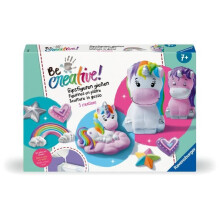 Be Creative Figuren Einhörner, 10 Objekte zum Selbermachen aus Gips, Dekoration, Kreatives Hobby, Ab 7 Jahren, Ravensburger