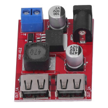 DC 6-30V to 5V Solar Buck USB Board