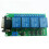 12V 4 Channel RS232 Relay Board PC USB DB9 Interface Relay Module Serial Port Remote Control  for Motor Garage 1