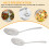 Conjunto de Colheres de Servir, Colher com Fenda de 10 Polegadas e Colher de Servir, Colheres de Talheres, Colher de Cozinha, Colher de Macarrão, 5