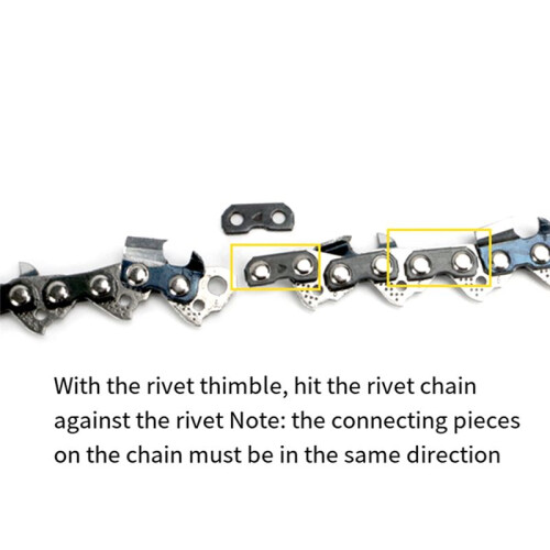 Chainsaw Chain Repairing Tools Set Break and Rivet Tool Kit Chain Breaker Chain Cutter Chain Fitting 2