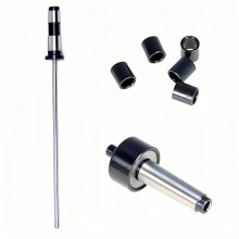 2MT Pen Turning Mandrel, Stainless Steel Pen Making Kit Supplies, Woodworking Turning Tool Woodworking Lathe Accessory