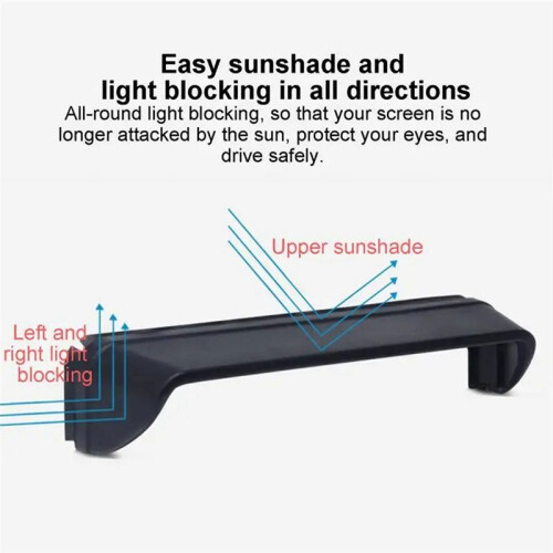1PCS Car Navigation Sun Visor Car GPS Navigation Sun Visor GPS Protective Cover 2