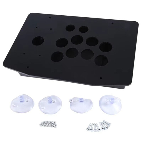 Arcade Joystick Acrylic Panel Case for Arcade Game Machine DIY Can Be Installed Joystick Button for Retro Video Game 1