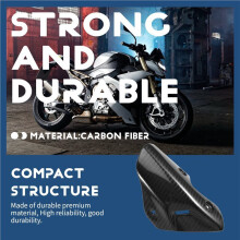 Motorcycle Carbon Fiber Exhaust Hood Heat Protection Cover for S1000R 2021-2024