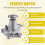 MD970338 New Water Pump for  4G63 4G64 Engine MD972457 5