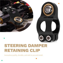 Motorcycle Steering Damper Retaining Clip Steering Stabilizer Base Clip Double Screw Clip Motorcycle Accessories