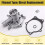 MD970338 New Water Pump for  4G63 4G64 Engine MD972457 4
