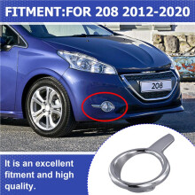 Car Front Fog Lamp Frame Fog Light Trim Cover 1608110880 for 208 2012-2020 Left