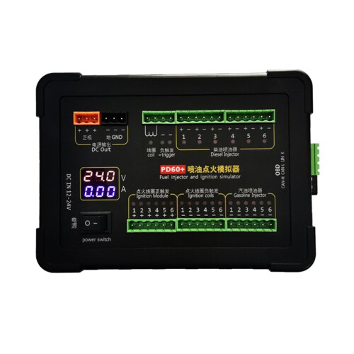 PD60+ Gasoline Injector Ignition Coil Simulator Car ECU Tester Computer Maintenance Repairing Tool 2