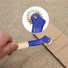 Pounce Wheel Paper Perforator Tool Paper Perforation Point Spacer Cutter for Leather Crafts Fabrics Arts Decorations