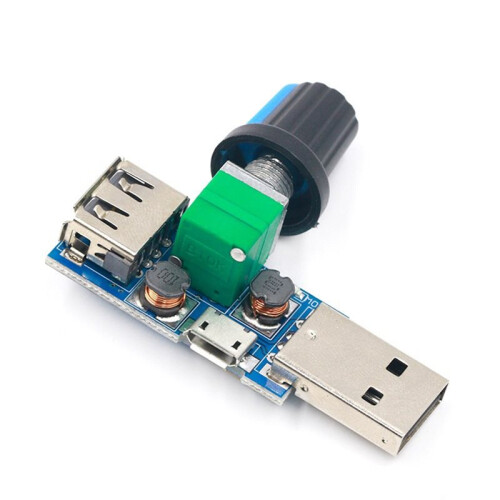 USB Fan Governor Fan Speed Controller Air Volume Regulator Cooling Mute Multi Function Fan Speed  Module 2