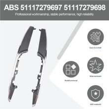 51117279697 51117279698 Front Bumper Fog Light Cover Trim Chrome for  3 Series F30 F35 2021-2015 Accessories