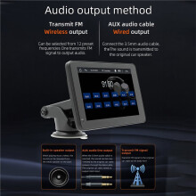 Car 7 Inch 2.5D Screen Navigation Screen Portable Screen Wireless Carplay Android Auto MP5 Player
