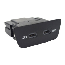 3G5 035 718 A for ID4 Atlas Double USB Charging Port 3G5035718A Rear Dual Type-C Plugs