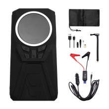 For Car Jump Portable Car Tire Inflator with Rechargeable Battery Power Bank 5 Nozzles for Motorcycle with Light