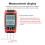FS2202 Auto Range Multimeter 9999 Counts TRMS AC  Voltmeter Amp NCV Resistance Capacitance Transistor Tester Red 6