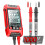 FS2202 Auto Range Multimeter 9999 Counts TRMS AC  Voltmeter Amp NCV Resistance Capacitance Transistor Tester Red 9