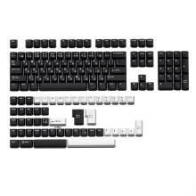 Japanisches JIS-Layout, PBT-Shot-Tastenkappenset mit 153 Tasten für Mechanische Tastaturen mit MX-Schaltern, Ersatzteilnummer