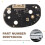 NEW for  ID4 ID.4 2020-2023 Headlight LED Chip Board DRL Daytime Running Light PCB 5