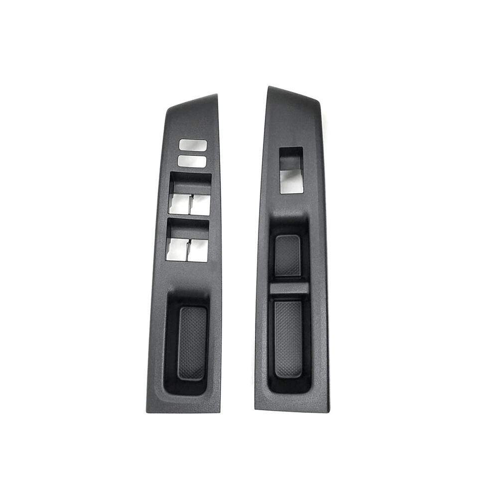 2Pcs Front Armrest Upper Panel Rh & Lh Set 74231-52630-C0 74232-52570-C0 For Vitz 2010-2014 (Rhd) Black 4711785336494