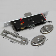 Sliding Door Hook Lock Wooden Door Lock Aluminium Window Lock Anti-Theft Security Wooden Door Floor Lock