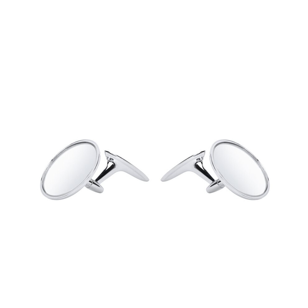 Enhanced Visibility Round Rearview Mirrors 654394765672 For Chevy Impala Corvair Biscayne 6033556498223