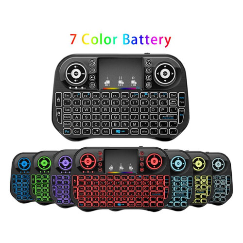 I10 Flying Air Mouse  Keyboard Remote Control 2.4G  Backlight Infrared Learning Tool for Android TV BOX 2