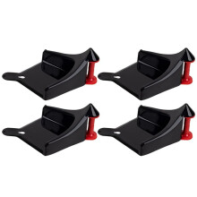 4-Pack Tire Hose Rollers for Car Wash Avoid Snagging, Car Wash Detailing Supplies Tool, Auto Detailing Tools Black