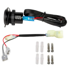Motorcycle USB Charger QC3.0 Dual USB Socket 12V-24V for NX500 NX400 CB500X CB400X 2021-2025