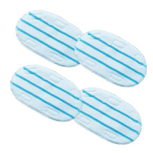 4 StüCk Wischpads für PurSteam ThermaPro 10-In-1-Dampfmopp, Wiederverwendbare Mikrofaserpads für Nass- und Trockenschrubben
