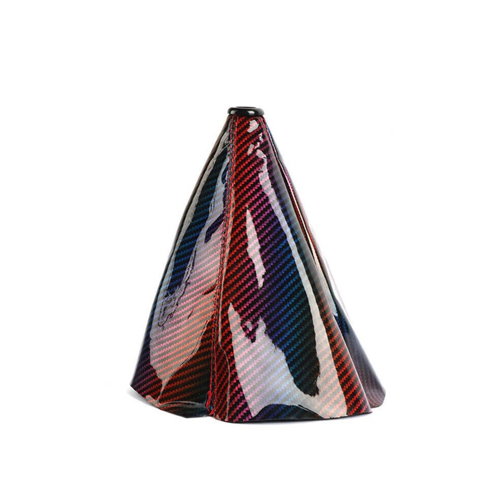 Colorful Carbon Fiber Shift Boot Stitch Cover For Gear Cover Shifter Shift Knob Mt At 4712730742681