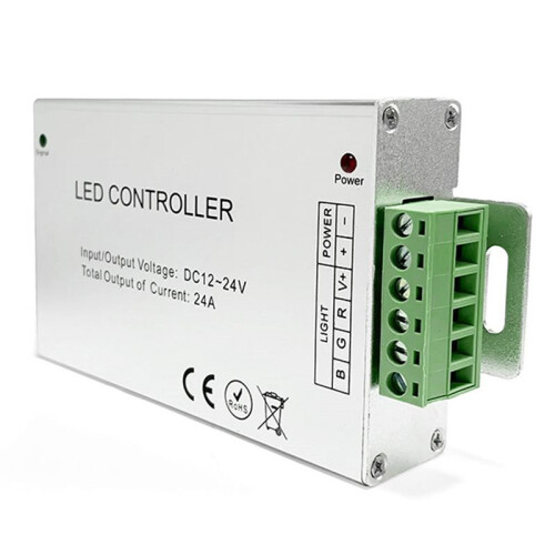 12A LED Controller 4 Key RGB Controller Wireless RF Module Dimmer Dimming System for RGB Strip Light DC12-24V 2